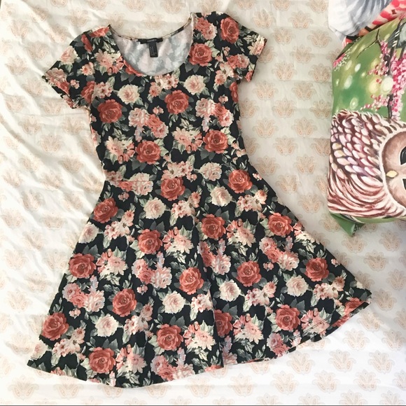 Forever 21 Dresses & Skirts - F21 garden rose a-line dress